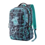 American Tourister Pazzo+ Backpack 01 Grey/Mint 28 Liters Durable Polyester - American Tourister