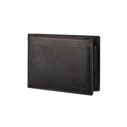 Samsonite ATTACK SLG Billfold 7CC Wallet Black RFID Protection for Men 7 Credit Card Slots Stylish Design Secure Storage Durable Leather Construction Perfect for Everyday Use