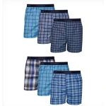 سراويل داخلية رجالية من Hanes ComfortSoft، عبوة من 6 قطع، قطن ماص للرطوبة، مقاس XL، بيج