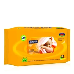 Optimal Baby Wipes 72 Count Pack, Alcohol Free, Sensitive Skin, Gentle Cleansing