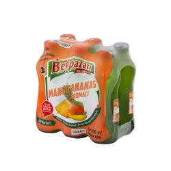 Beypazari Mango and Pineapple Flavored Mineral Water 200ml, Pack of 6 Bottles