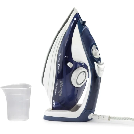 مكواة بخار جورينيه SIH2600BLC – قاعدة سيراميك – خزان ماء بسعة 350 مل – مزودة بنظام مضاد للتكلس، لتجفيف وكي فعال وسهل لجميع أنواع الأقمشة مع حماية طويلة للأداء مكواة بخار جورينيه SIH2600BLC – قاعدة سيراميك – خزان ماء بسعة 350 مل – مزودة بنظام مضاد للتكلس، لتجفيف وكي فعال وسهل لجميع أنواع الأقمشة مع حماية طويلة للأداء
