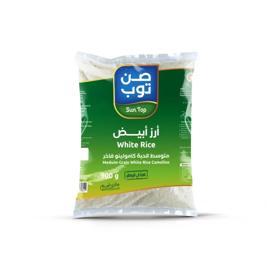 رز صن توب متوسط الحبة 900 جرام – طعم أصيل وجودة عالية في كل وجبة رز صن توب متوسط الحبة 900 جرام – طعم أصيل وجودة عالية في كل وجبة