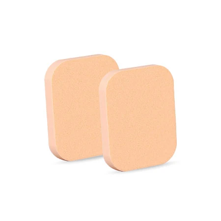 Optimal Square Makeup Sponges Set of 2 Hydrophilic Polyurethane for Flawless Application - Optimal