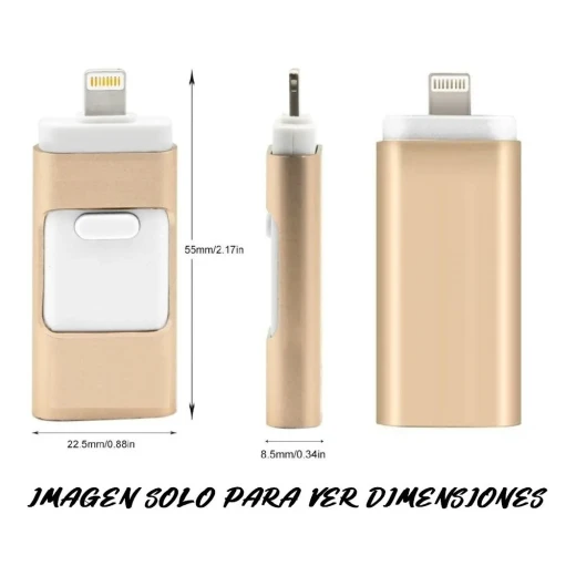 محرك أقراص فلاش USB8 جيجابايت، هيكل معدني بلون روز جولد - لولو شوب - Image 4