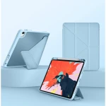 حافظة حماية لجهاز iPad من وي وو طراز JD103 مقاس 10.2 بوصة و 10.5 بوصة، غطاء واقٍ أزرق مقاوم للصدمات. - وي وُو