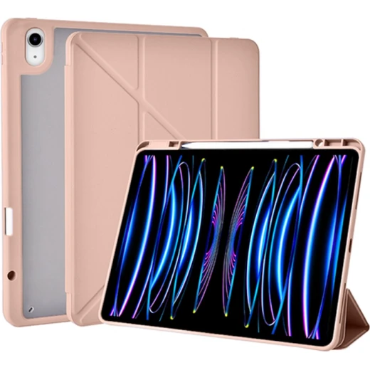 حافظة حماية لجهاز iPad من وي وو طراز JD103 مقاس 10.9 بوصة، غطاء واقٍ وردي مقاوم للصدمات حافظة حماية لجهاز iPad من وي وو طراز JD103 مقاس 10.9 بوصة، غطاء واقٍ وردي مقاوم للصدمات