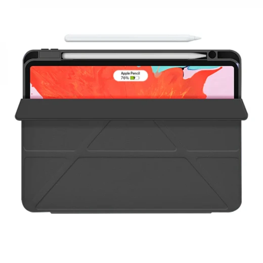 حافظة وايو ديفيندر لجهاز iPad 12.9 بوصة أسود، مقاوم للصدمات، فتحة قلم - وي وُو - Image 6