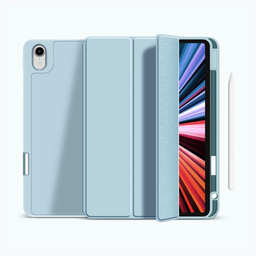 حافظة واقية لجهاز iPad من وي وو مقاس 12.9 بوصة، أزرق فاتح، حماية 360 درجة حافظة واقية لجهاز iPad من وي وو مقاس 12.9 بوصة، أزرق فاتح، حماية 360 درجة