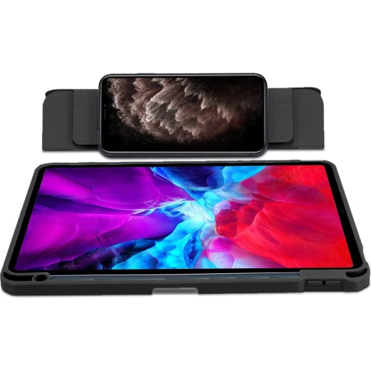 WiWu 2 in 1 Magnetic Cover Suitable for iPad 12.9 inch - Pencil Holder Black - Wiwu - Image 3