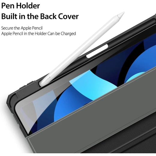 WiWu 2 in 1 Magnetic Cover Suitable for iPad 12.9 inch - Pencil Holder Black - Wiwu - Image 7