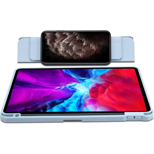 غطاء مغناطيسي 2 في 1 من وي وو مناسب لجهاز iPad مقاس 12.9 بوصة- حامل قلم أزرق لجهاز iPad 10 - وي وُو - Image 7