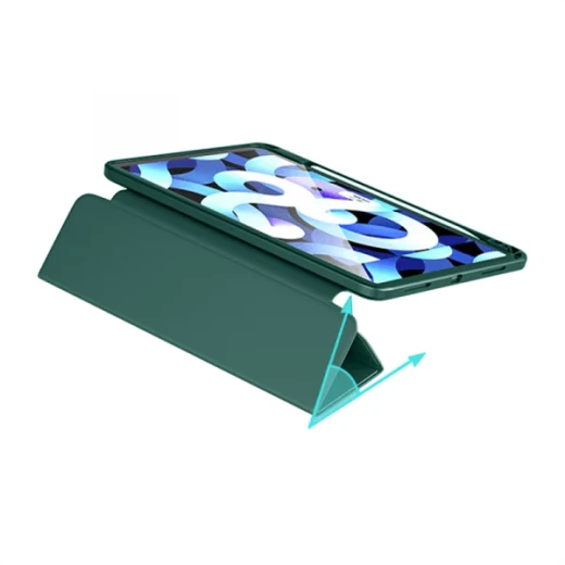 غطاء مغناطيسي 2 في 1 من وي وو مناسب لجهاز iPad مقاس 12.9 بوصة- حامل قلم, باللون الأخضر لجهاز iPad 10 - وي وُو - Image 4