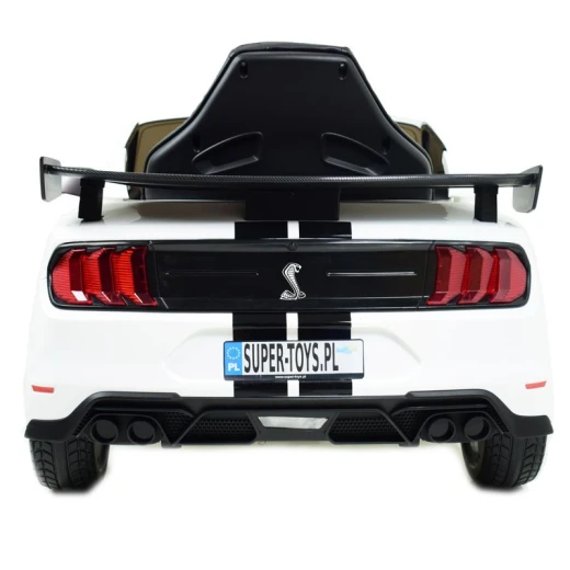 سيارة فورد موستانج شيلبي GT500 كهربائية للركوب، عجلات ناعمة، لون أبيض، 12 فولت - Image 8