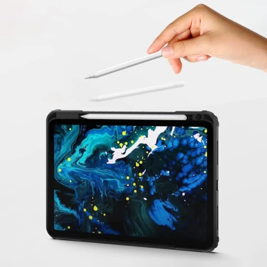 حافظة وي وو ميكا دوارة لجهاز iPad مقاس 10.2/10.5 بوصة غطاء أسود للتابلت - وي وُو - Image 4