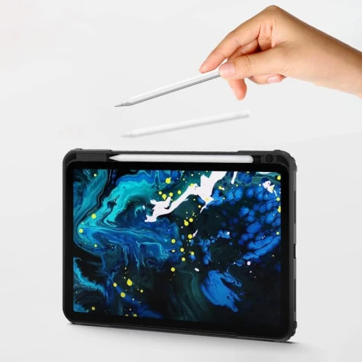 حافظة وي وو ميكا دوارة لجهاز iPad مقاس 11/10.9 بوصة غطاء أسود للتابلت - وي وُو - Image 2