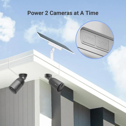 EZVIZ 24W Battery Solar Panel – High-Efficiency Solar Charger for Outdoor Cameras & Doorbells, Eco-Friendly Power, Durable Design, Easy Installation - Ezviz - Image 4