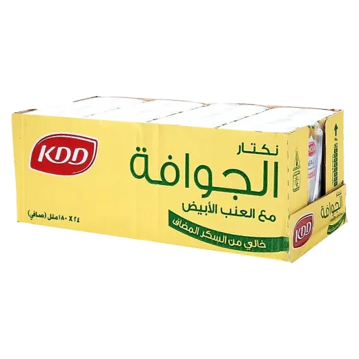 عصير الجوافة 250 مل، مشروب استوائي لذيذ ومنعش مصنوع من الجوافة الطبيعية، غني بالفيتامينات ومناسب لجميع الأعمار 24 قطعة من كي دي دي عصير الجوافة 250 مل، مشروب استوائي لذيذ ومنعش مصنوع من الجوافة الطبيعية، غني بالفيتامينات ومناسب لجميع الأعمار 24 قطعة من كي دي دي