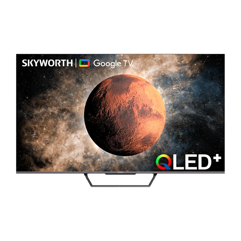 تلفزيون سكاي ورث 55 بوصة كيو إل إي دي 4K ذكي 55Q7700G، دولبي فيجن، معدل تحديث 144 هرتز تلفزيون جوجل - سكي ورث