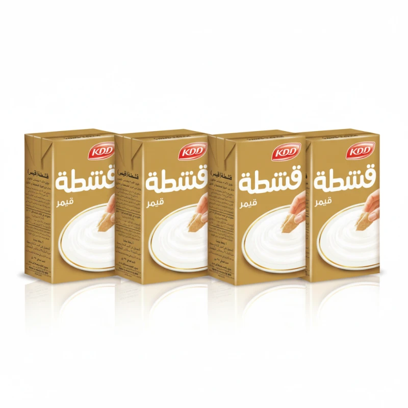 KDD Cream 125ml, Rich & Delicious | Perfect for Desserts, Coffee & Cooking | High-Quality, Versatile Ingredient Pack Of 4 - KDD