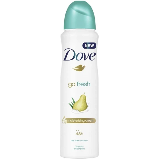 Dove Apricot and Aloe Vera Deodorant Spray 250ml, Long-Lasting Freshness