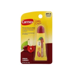 Carmex Daily Care Fresh Cherry Lip Balm SPF 15, 10g, Moisturizing Protection