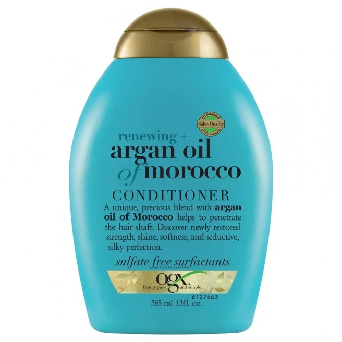 OGX Renewing Plus Argan Oil of Morocco Conditioner 385ml for Dry, Damaged Hair - OGX
