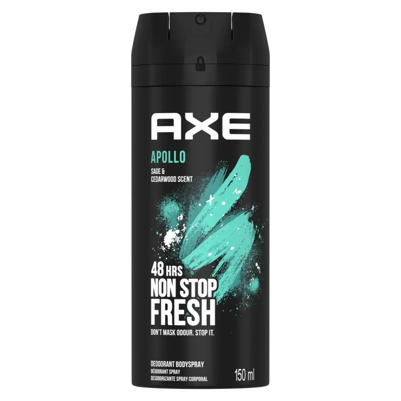 بخاخ مزيل العرق من أكس أبوللو حماية تدوم 48 ساعة 150 مل جنوب أفريقيا - AXE