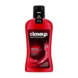 Closeup Red Hot Mouthwash 500ml, Fresh Breath and Long-Lasting Protection