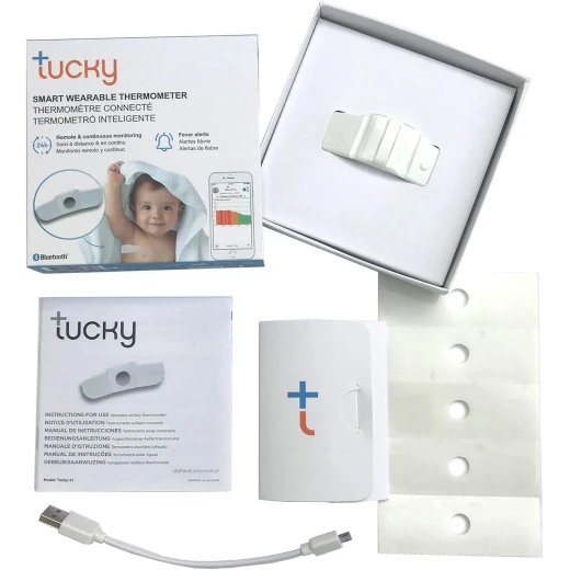 Tucky, Wearable Thermometer Patch, White - Tucky - Image 5
