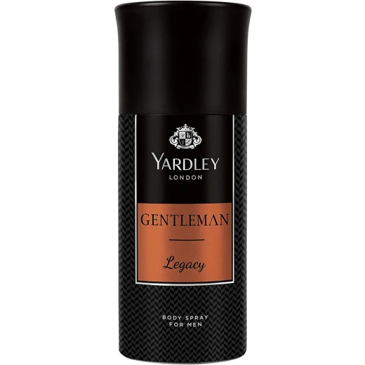 بخاخ ياردلي جينتلمان ليجاسي للرجال: عطر كلاسيكي بلمحات خشبية وتوابل، يدوم طويلاً 150 مل للاستخدام اليومي والمناسبات الخاصة، رائحة منعشة