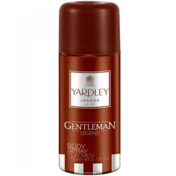 Yardley Gentleman Elite Body Spray 150ml, Long Lasting Fragrance for Men