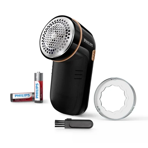 Philips Fabric Shaver GC026/80 for Clothes, Pill Remover, Battery Operated, Black - Philips - Image 5