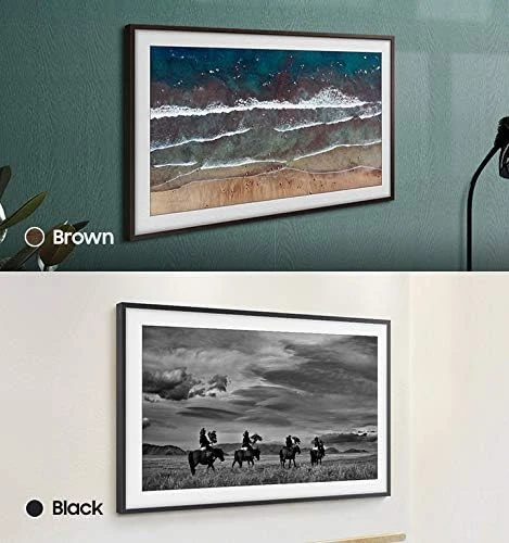 إطار سامسونج The Frame 55 بوصة بيج قابل للتخصيص لتلفزيون QLED: تصميم أنيق وقابل للتخصيص، سهل التركيب، متوافق مع شاشات 55 بوصة - سامسونج - Image 3