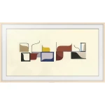 إطار سامسونج The Frame 55 بوصة بيج قابل للتخصيص لتلفزيون QLED: تصميم أنيق وقابل للتخصيص، سهل التركيب، متوافق مع شاشات 55 بوصة - سامسونج