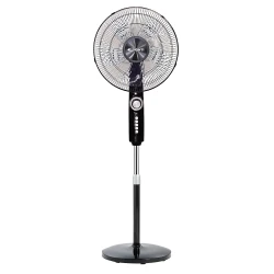 CONTI 18 Inch Stand Fan, 7 Blade Design, 4 Speed Settings, White, Model SF18001 WH