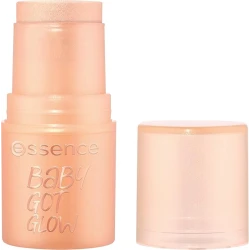 Essence Baby Got Glow 10 Illuminator Stick Champagne Shimmer 5.5g: Achieve a Radiant, Luminous Glow with This Easy to Apply Highlighter for a Beautiful, Dewy Finish