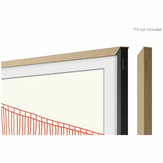 إطار سامسونج عصري لتلفزيون The Frame QLED مقاس 55 بوصة سلسلة LS03A/B/D، تصميم خشب الساج، سهل التركيب، يعزز تجربة المشاهدة - سامسونج - Image 7