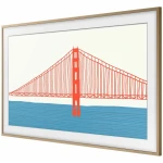 إطار سامسونج عصري لتلفزيون The Frame QLED مقاس 55 بوصة سلسلة LS03A/B/D، تصميم خشب الساج، سهل التركيب، يعزز تجربة المشاهدة - سامسونج