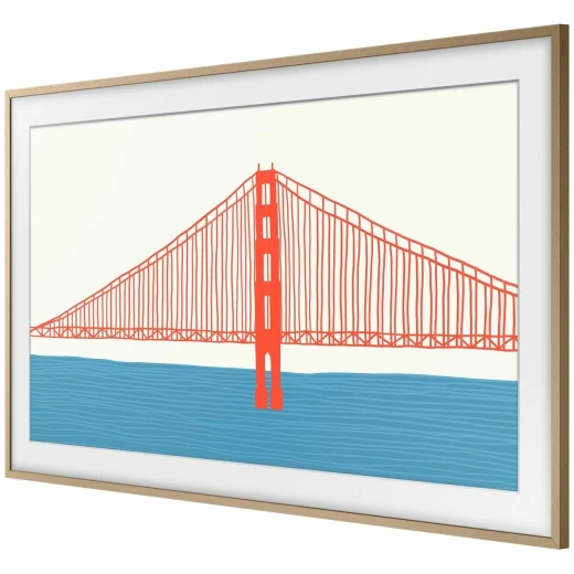 إطار سامسونج عصري لتلفزيون The Frame QLED مقاس 55 بوصة سلسلة LS03A/B/D، تصميم خشب الساج، سهل التركيب، يعزز تجربة المشاهدة إطار سامسونج عصري لتلفزيون The Frame QLED مقاس 55 بوصة سلسلة LS03A/B/D، تصميم خشب الساج، سهل التركيب، يعزز تجربة المشاهدة