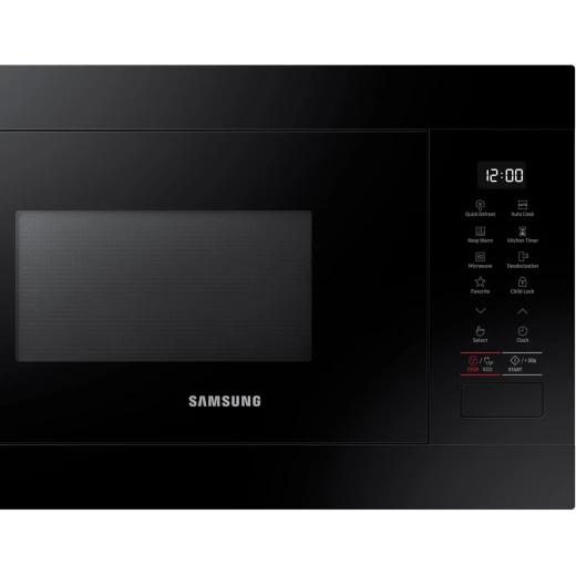 Samsung Solo Microwave Oven with 22L Capacity Black Ceramic Interior Featuring Eco Mode and Multiple Cooking Functions for Convenient Meal Preparation - Samsung - Image 3