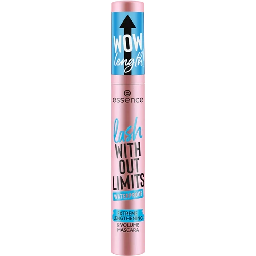 Essence Without Limits Waterproof Extreme Lengthening & Volume Mascara 03 Black 13ml - Essence - Image 2