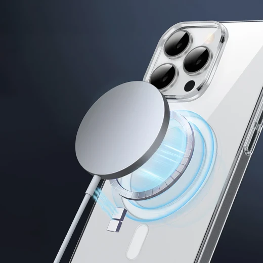 وي وو Magsafe غير مرئي لهاتف iPhone 16 Pro Max شفاف - أبيض - وي وُو - Image 2