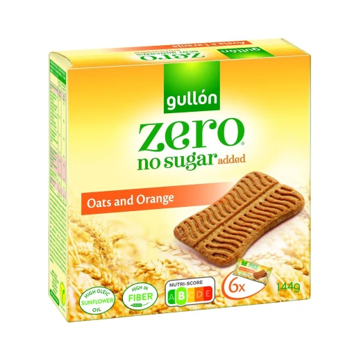 Gullon Diet Nature Orange Biscuits 144g - Sugar-Free Healthy Snack Gullon Diet Nature Orange Biscuits 144g - Sugar-Free Healthy Snack