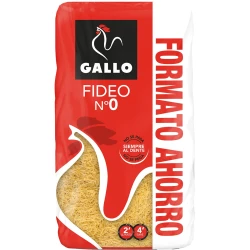 Gallo Fideo 0 Pasta 675g, Premium Spanish Dry Pasta for Quick, Delicious and Versatile Meals, Perfect for Everyday Cooking