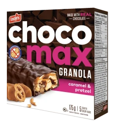 Leclerc Chocomax Granola Caramel and Pretzel Chewy Bars Family Pack 18 Count