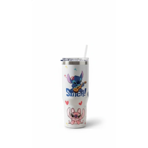Stitch thermal stainless steel mug - your trusted companion  900 ml