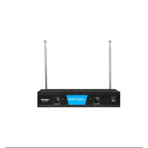 Weisre PGX-208 Wireless Karaoke Microphone Dual VHF Handheld System - Image 4
