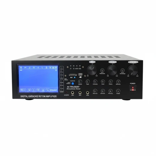 مضخم صوت جوزون AV 735 الرقمي لكاريوكي 700 واط عالي الأداء للصوت مضخم صوت جوزون AV 735 الرقمي لكاريوكي 700 واط عالي الأداء للصوت