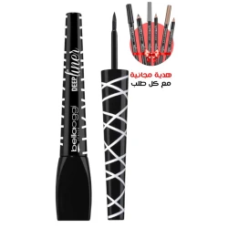 Bellaoggi Deep Black Long Lasting Eyeliner Precision Tip Makeup for All Skin Types